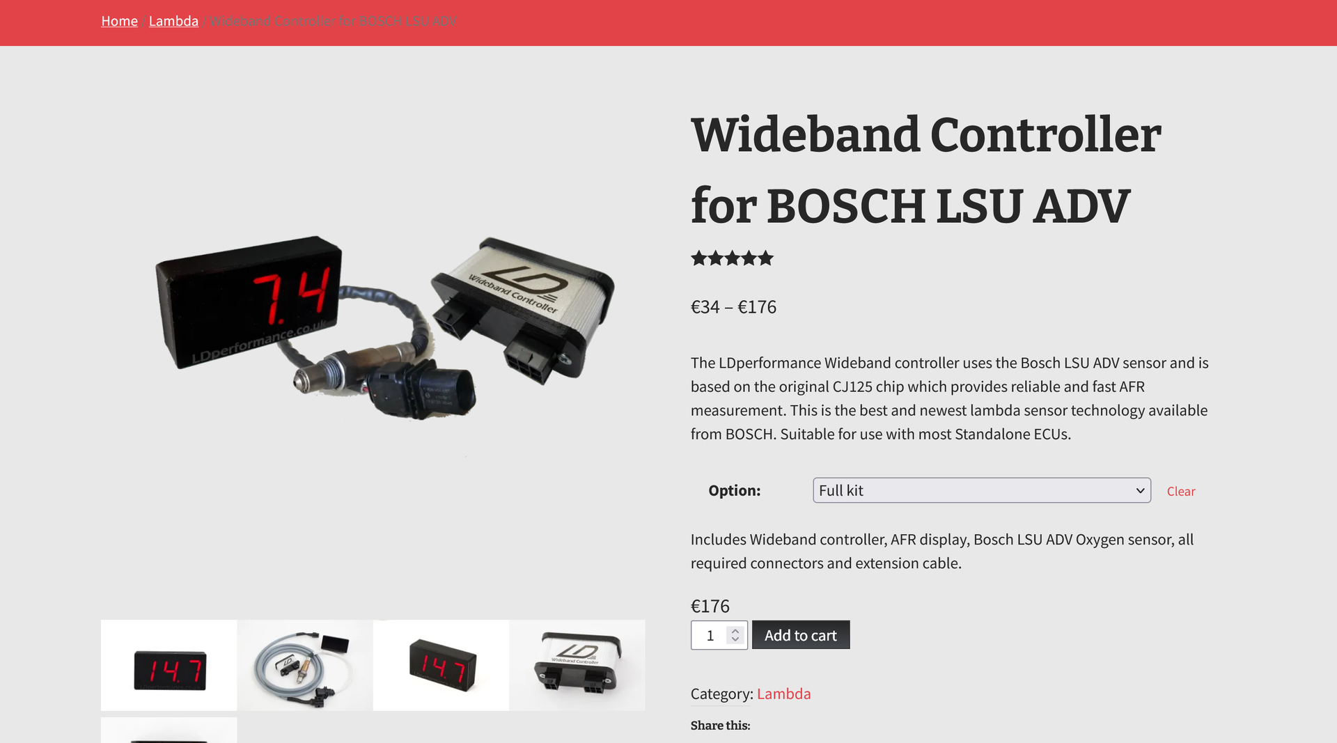 Wideband Controller for BOSCH 4.9 and ADV - LDperformance